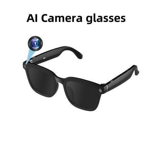 product_image_name-Generic-AI Smart Glasses with Bluetooth Audio, HD Camera, and 3 Interchangeable lenses for Android & iOS-3