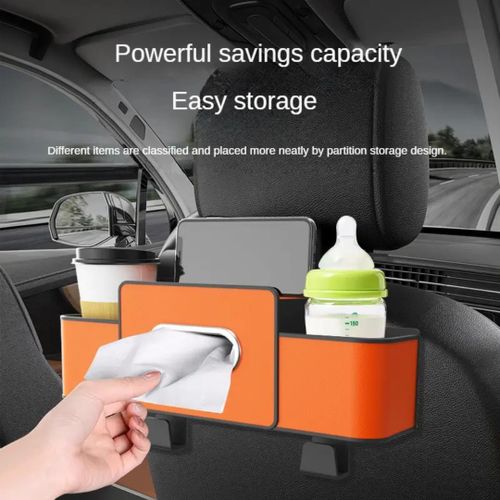 Generic Multi-Functional Back Seat Car Storage Bag Box Organiser - image 4