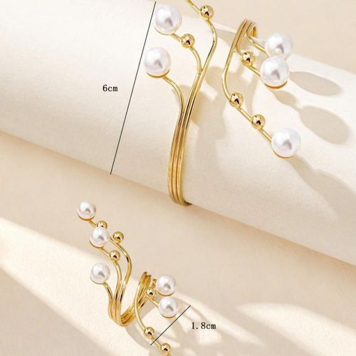 Fashion Gorgeous  multi-purpose bangle/armlet with ring - image 2