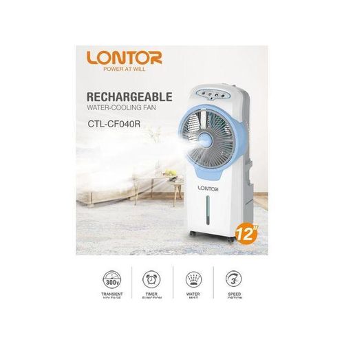 Generic Lontor Rechargeable Air Cooler (Water Fan) With Remote Control - image 2