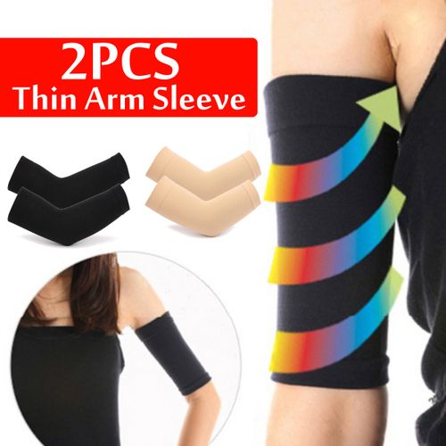 Generic Women Strong Compression Shaper Arm Wrap Weight Loss Thin Legs Thin Arm  Slimmer Sleevelet For Arm, Calves Black