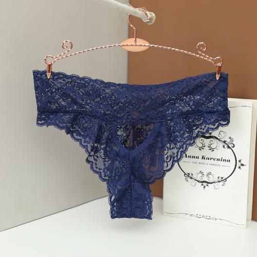 Fashion Transparent French Lace Thong Women's Sexy Panties 201