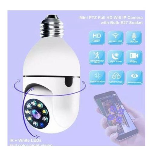 Generic Mini Wi-Fi Rotating Security Surveillance Camera - image 2
