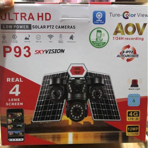Sky Vision P93 ULTRA HD Low Power Solar PTZ Camera