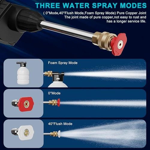 product_image_name-Generic-Cordless High Pressure Washer Spray Water Gun Tool Car Washing Cleaning Machine-2