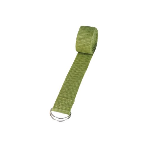 Generic Yoga Stretch Strap Flexibility Sweat Absorption-Army Green