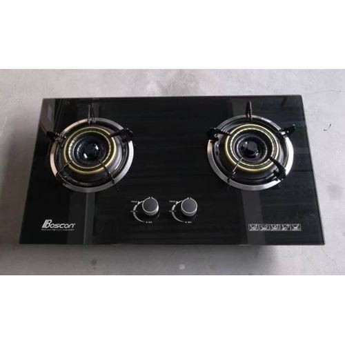 Boscon 2 burner tempered Glass Gas cooker