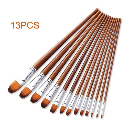 Professional Artist Paint Brush Set of 12 - Painting Nigeria