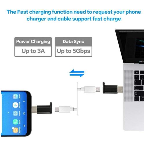 product_image_name-Generic-Micro USB To Type C OTG Adapter Gold-8