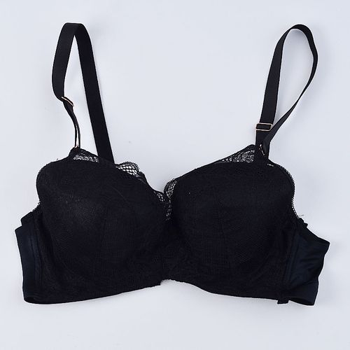 Generic Chuns Black Sexy Lace Padded Push-Up Bra