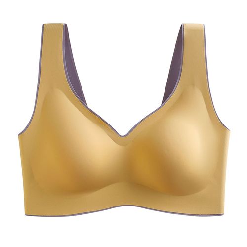 Seamless Sports Bra Push Up Bralette Underwear Sleep Bras For Women Gathers  Shock-proof Female Push Up Padded Gym Fitness Bras