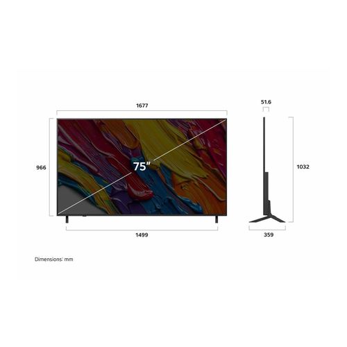 LG 85'' QNED AI LED 4K ThinQ WebOs Smart TV - SupportAlexa - image 4