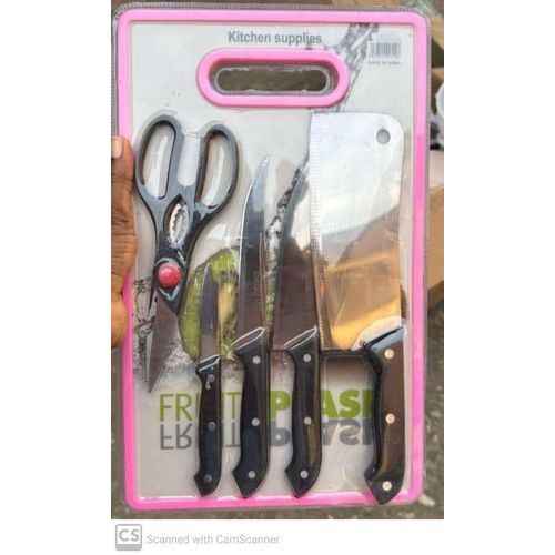 product_image_name-Generic-5-piece stainless steel kitchen knife set -1