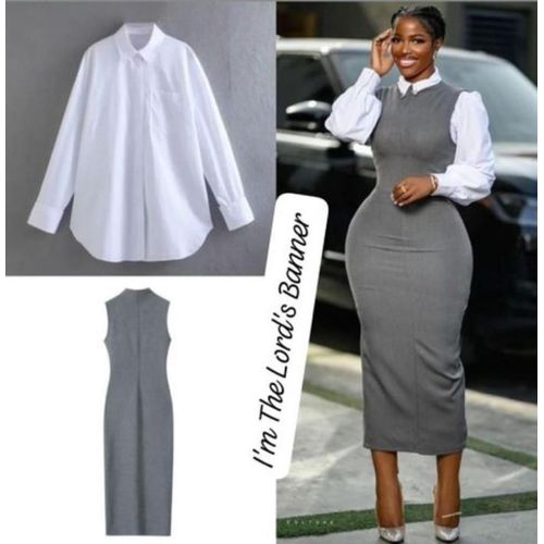 product_image_name-Fashion-Gorgeous Cooperate Ladies Dress And Shirt-1