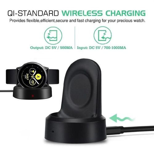 Wireless charger charging dock fit for samsung galaxy galaxy watch 42mm 46mm best sale