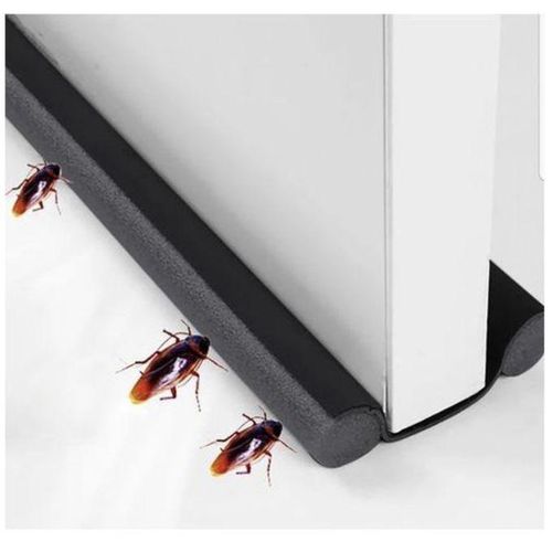 Generic Under Door Bottom Seal Strip Draft Stopper Pest Expellant - Black