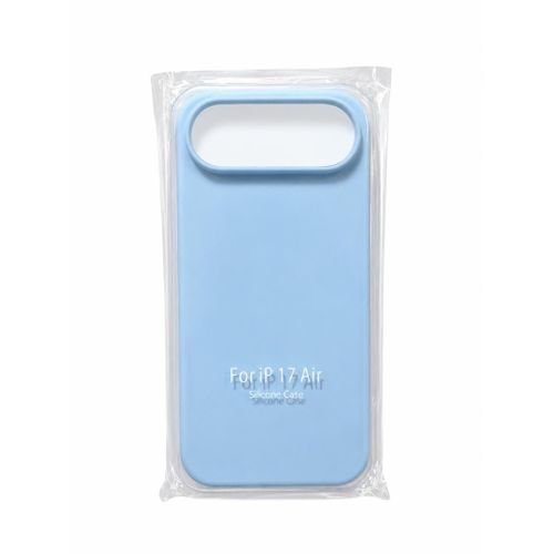 Pouch iPhone 17 Air Silicone Phone Case With Camera Protection - Scratch Resistance, Shockproof Protective Case. Guard Your iPhone, Elevate Your Style - (light blue)