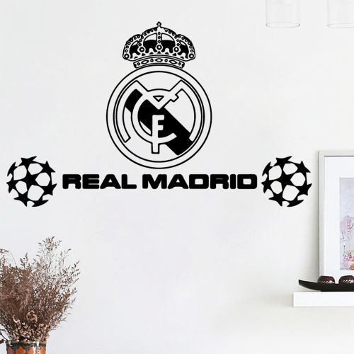 Sticker décoratif logo Real Madrid