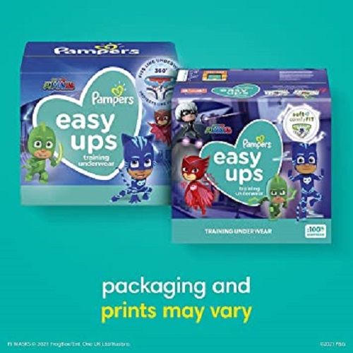 Pampers Easy Ups Training Pants Boys, 2T-3T (Size 4), 112 Count