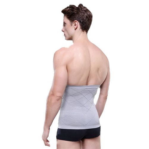 Generic (White)New Men Shapers Waist Cinchers Spandex Slimming Tummy Belt  Belly Body Shaper Belly Unde JIN