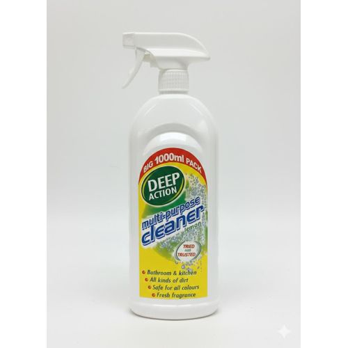 DEEP ACTION Multipurpose Cleaner Lemon Fresh-1Ltr-NAFDAC NO: 02-7380