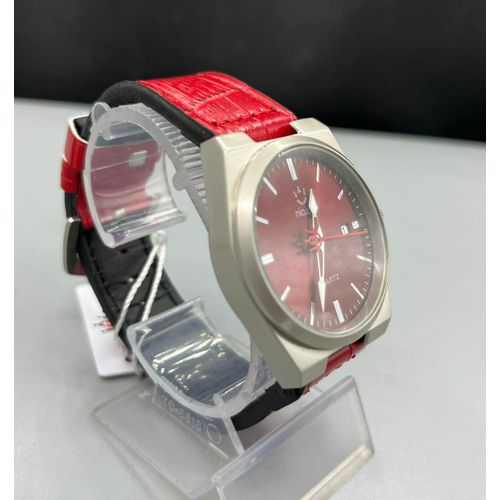 Fashion Niice Men’s Wristwatch – Red Dial, - image 2