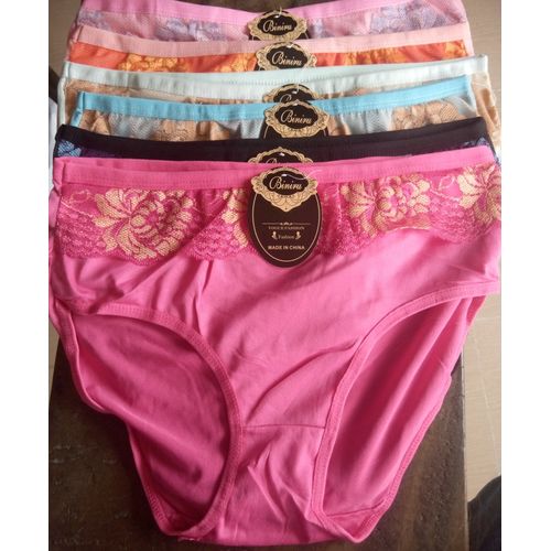 Fashion Ladies Waist 6pcs Sexy Panties