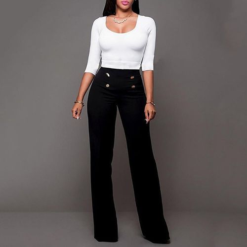 Fashion （black 2）Plus Size White Gray Sweatpants Women 2021