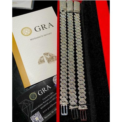 Fashion DIAMOND ICED TESTED NON TARNISH HAND CHAINS
