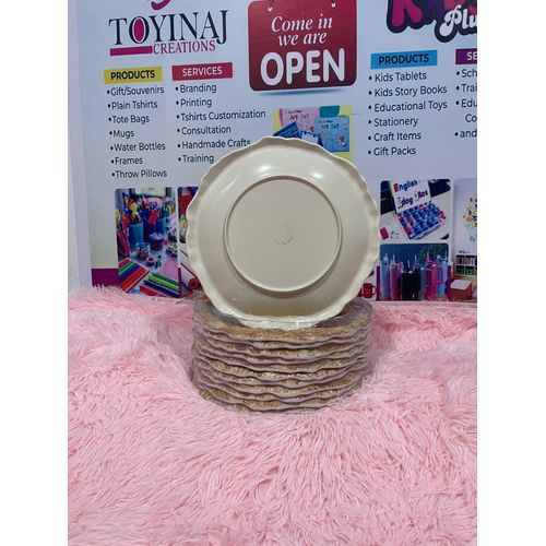 Generic Premium Eco-Friendly Bamboo-Pattern Dinner Plates - image 2