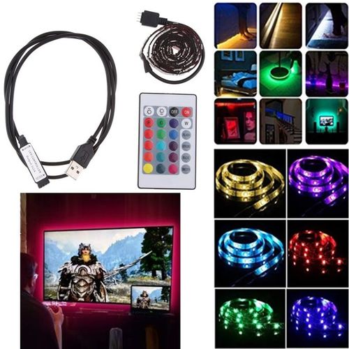 DC5V USB RGB TV Light Strip With 24 Keys Remote