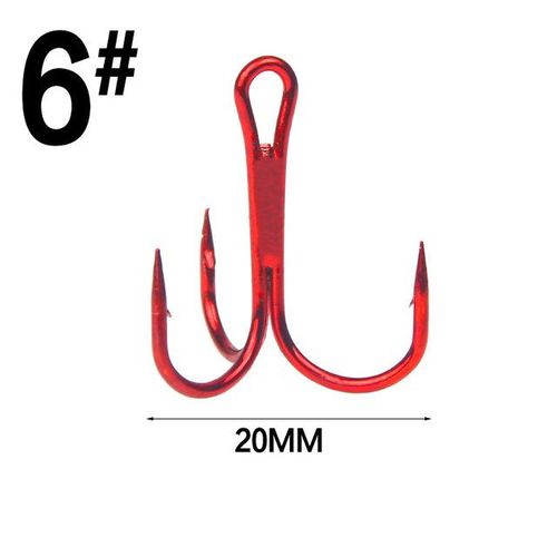 Generic 20pcs Fishing Hooks Set High Carbon Steel Barbed Fishhooks