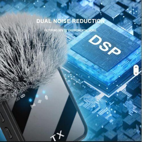Generic F15-2 DOUBLE NOISE CANCELLING WIRELESS MICROPHONE FOR IPHONE AND TYPE C - image 3