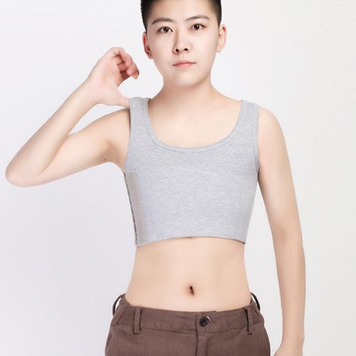 Fashion Les Sport Bra Top Chest Binder Super-elastic Bandage Strengthen Body  Sculpting Top Cotton Bras Vest Undershirt Flat Breast Tops