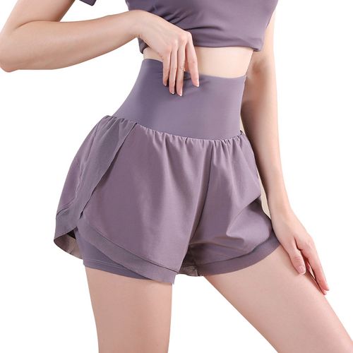 Generic Womens High Waisted Running Shorts Athletic Workout Shorts
