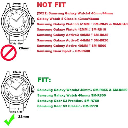 20mm 22mm for samsung galaxy watch 3 45mm 41mm active 2 band for