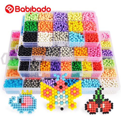 Hama Beads Puzzle Toys, Aqua Beads Children, Diy Magic Aqua Beads
