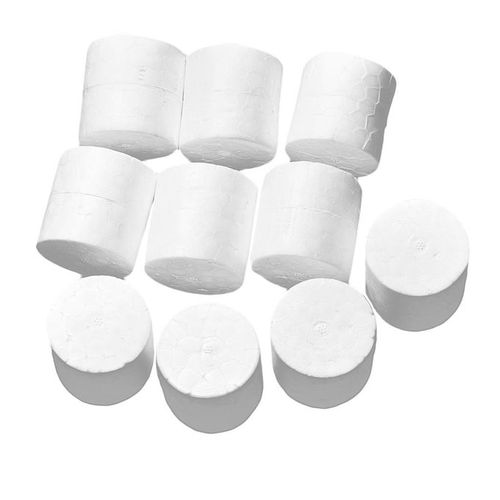 10 Pieces DIY Cylinder Shape Polystyrene Foam for Crafts - 14x4