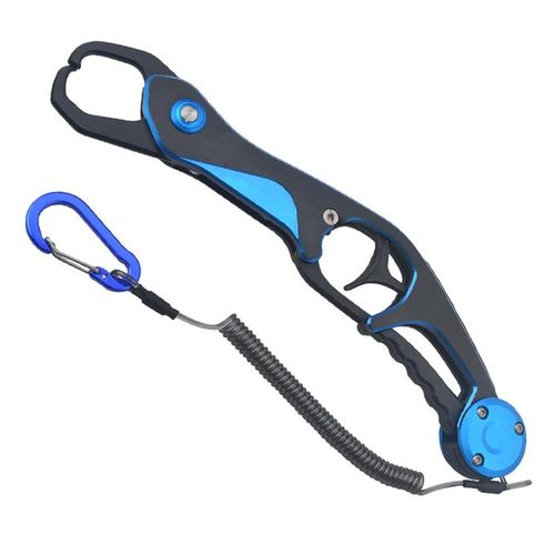 Generic Lip Gripper Fish Grabber Tool Nonslip Handheld Freshwater Blue