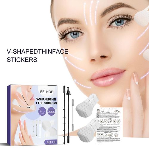 Generic Face Lift Tape V-lift Tape Set Elastic Face Stickers for  Wrinkle-free