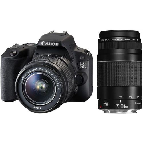 Buy Canon EOS 2000D + EF-S 18-55mm IS II Lens + EF 75-300mm III