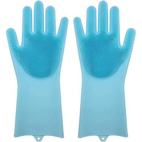 Generic silicon dishwashing hand gloves