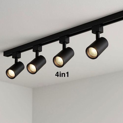 Generic Complete COB LED Track Light Set - Energy Saving Ceiling Spot Light - black - image 2