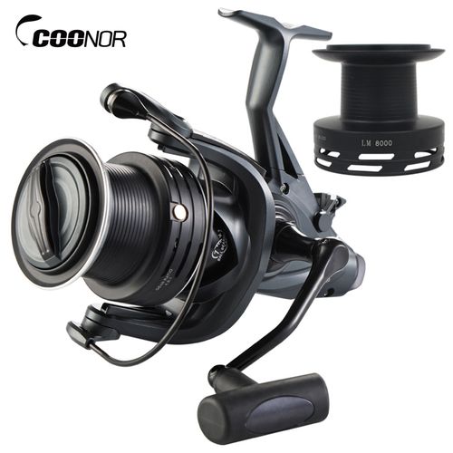 Coonor 4.9:1 Carp Spinning Reel 15kg Brake Force Dual Brake