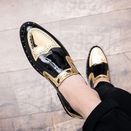 Fashion Men s Leather Oxford Brogue Wingtip Dress Shoes Formal