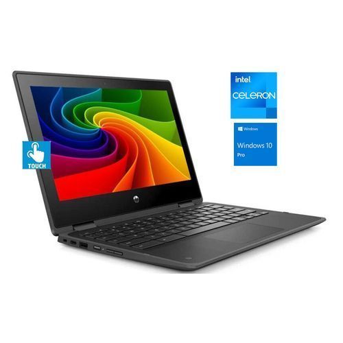 Hp Notebook 11 - TOUCH- 512GB SSD/4GB RAM-Intel CELERON QUAD CORE WIN10 Pro +Mouse &USB Light - image 3