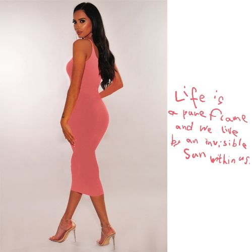 product_image_name-Mateamoda-Women Tight Dresses Ladies Camisole Dresses Frock Skirts- Peach-4