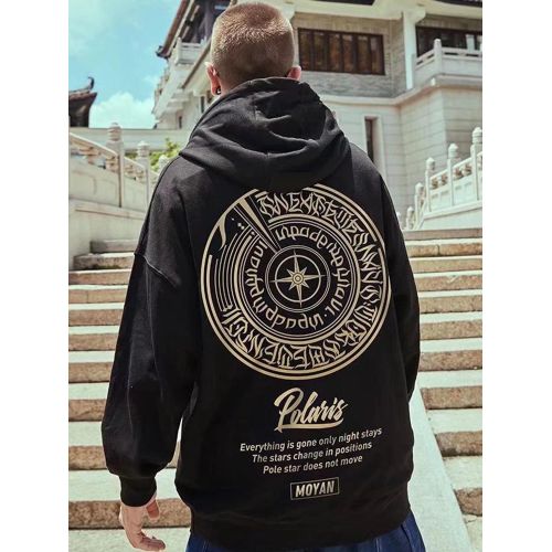 Fashion Polaris Graphic Print Zip Up Hoodies Men s Casual Aesthetic Sweatshirts Hip Hop Streetwear Hoodie Tops Harajuku y2k Clothes Jumia Nigeria