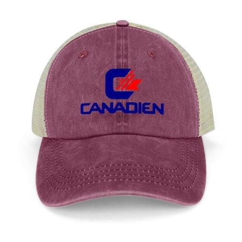 Fashion Canadien Retro Ice Hockey Logo Cowboy Hat summer hats Anime Luxury Hat  Men Cap Luxury Brand Women's