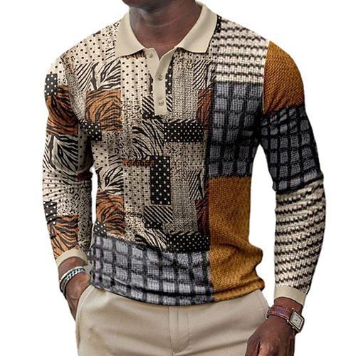 Fashion Men's Comfortable Long Sleeve Polo Shirt - Multicolor | Jumia ...